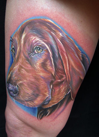 Mike DeVries Hound dog Leave Comment Keyword Galleries Color Tattoos 