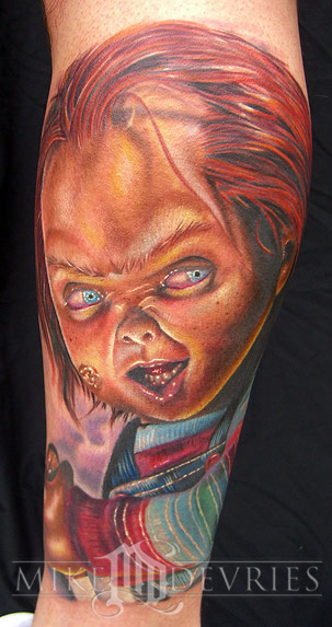 Mike DeVries - Chucky Tattoo