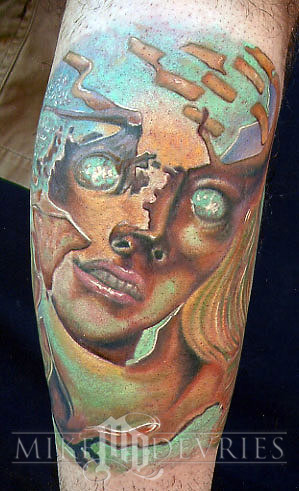 Mike DeVries Dali Leave Comment Keyword Galleries Color Tattoos 