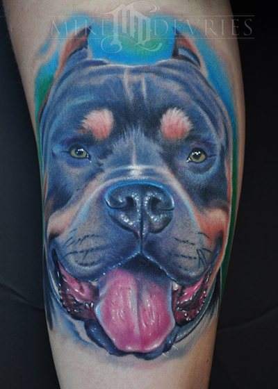 Bull Tattoos on Md Tattoo Studio   Tattoos   Animal   Pit Bull Tattoo