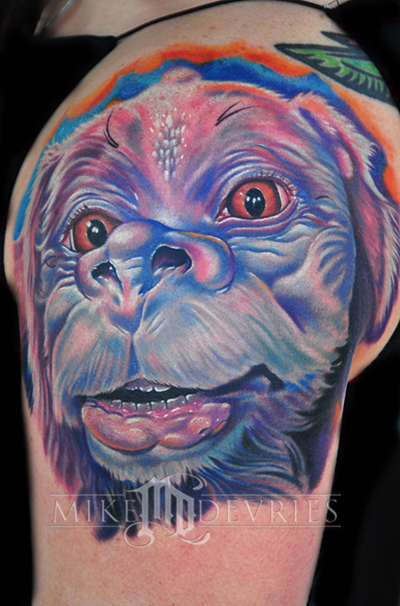Mike DeVries - Falcor Tattoo