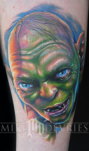 Mike DeVries - Gollum Tattoo