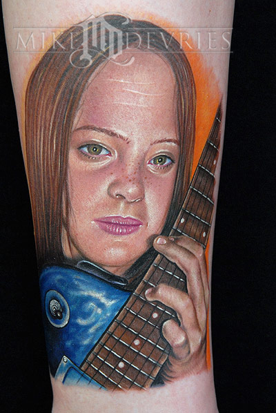 Tattoos Tattoos Portrait Rockn Daughter