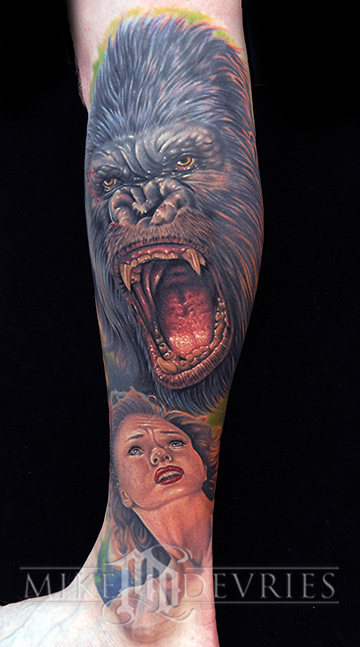 Mike DeVries - King Kong Tattoo