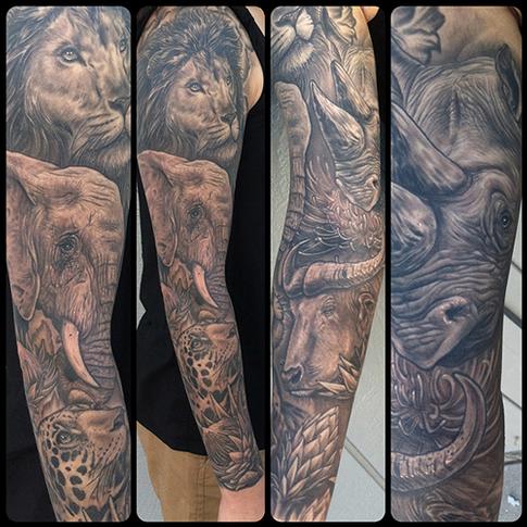 Africa's Big 5 : Tattoos