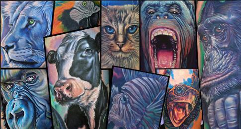 Realistic Animal Tattoos