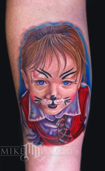 Child Portraits on Child Portrait Tattoo   Tattoos