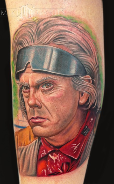 brown tattoo. Mike DeVries - Doc Brown