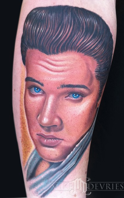 Mike DeVries - Elvis Tattoo