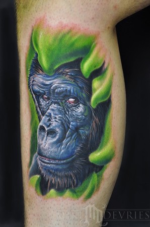 Get Real with Mike DeVries Animal Style Mike DeVries Gorilla Tattoo