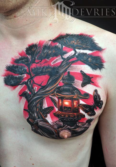 Placement Chest Comments Did this Japanese inspired tattoo on my buddy