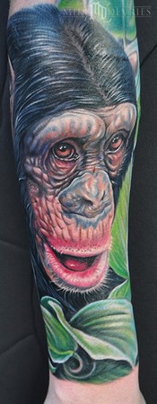 Mike DeVries - Monkey Tattoo