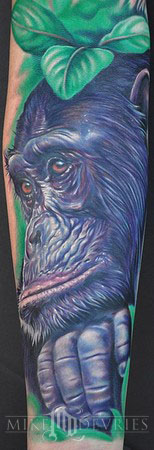 Mike DeVries - Chimp Tattoo