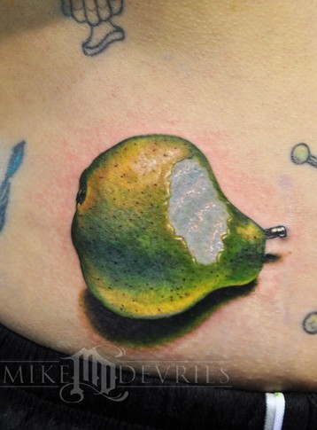 Mike DeVries - Pear Tattoo