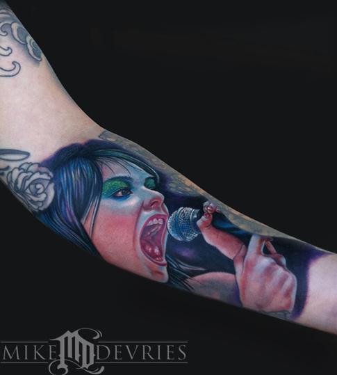 Mike DeVries - Bjork Tattoo