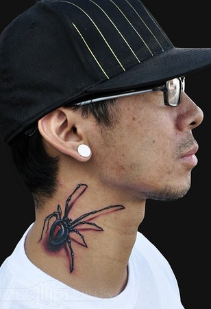 black widow spider tattoo. Mike DeVries - Black Widow