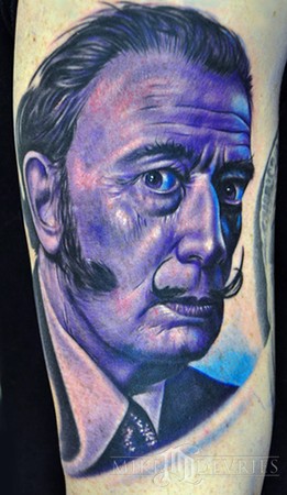 Mike DeVries - Dali Tattoo