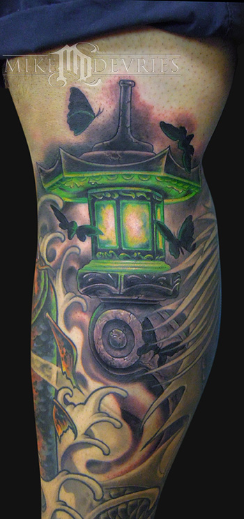 mike devries tattoos traditional japanese japanese lantern mike devries tattoos traditional japanese japanese lantern