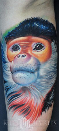 Mike DeVries - Monkey Tattoo 