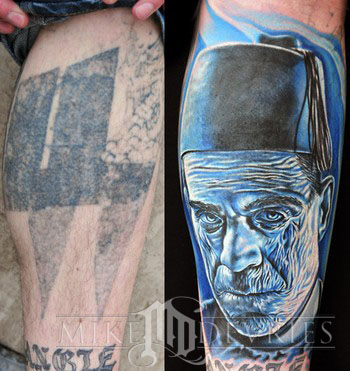 Keyword Galleries Color Tattoos Coverup Tattoos Evil Tattoos 