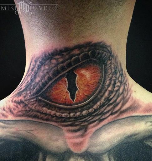 Tattoo Eye Reptile | custom reptile eye by mike devries tattoos Tattoo Eye Reptile | custom reptile eye by mike devries tattoos