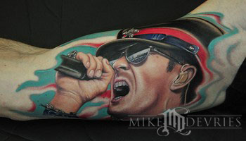 Mike DeVries - Scott Weiland Tattoo