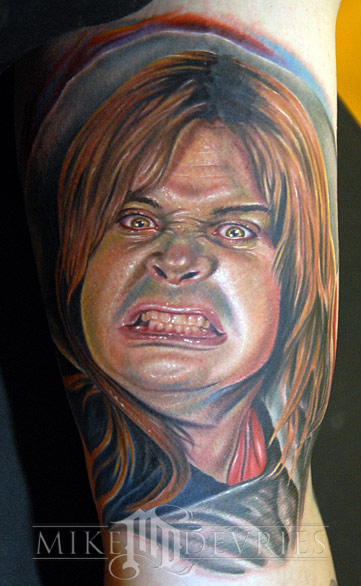 Mike DeVries - Ozzy Osbourne Tattoo