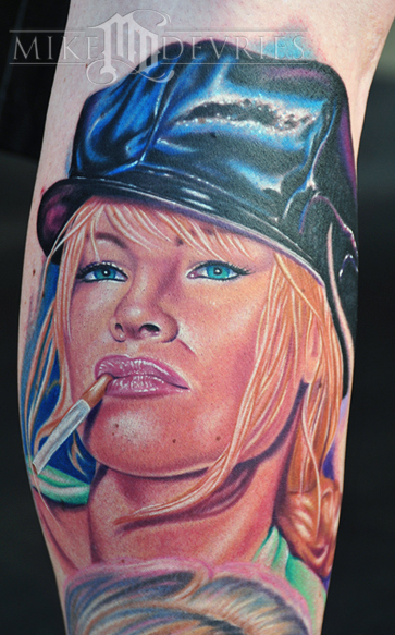Mike DeVries - Pam Anderson Tattoo
