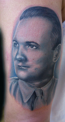 Mike DeVries - Portrait Tattoo