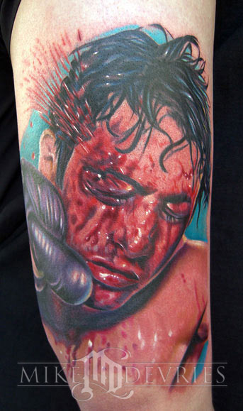 Mike DeVries - Raging Bull Tattoo