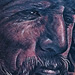 Old Biker Pic Tattoo Design Thumbnail