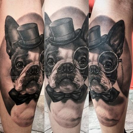 Tattoos - Boston Terrier Portrait - 100598