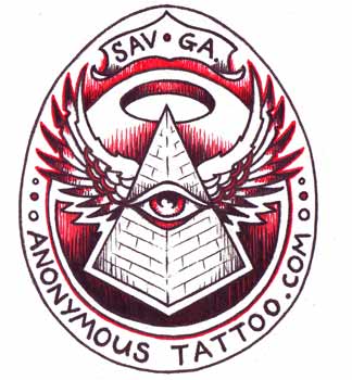 Tattoos - Anonymous Tattoo Logo - 14730