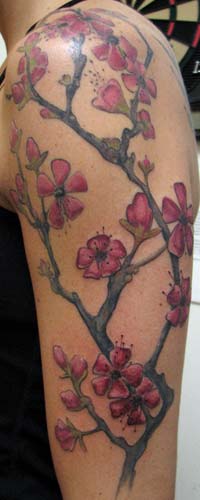 Tattoos - Kim Reed - more cherry blossom branches!