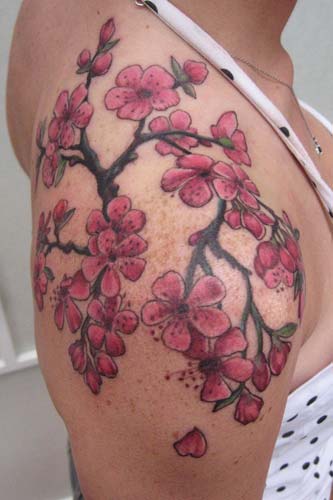 Chinese Cherry Blossom Tattoos