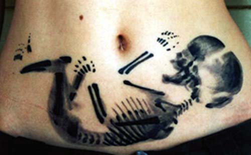 Tattoos - Fetus X-Ray - 14714