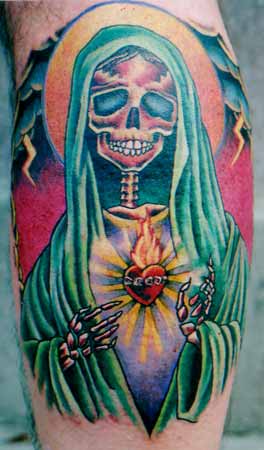 Tattoos - Ricky McGee - Skeleton Mary