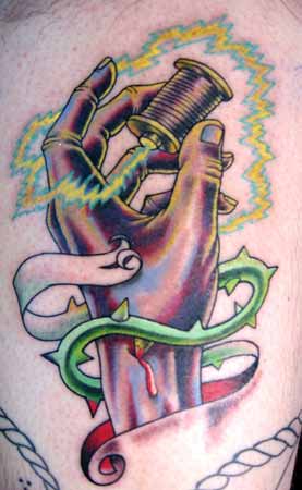 Tattoos - Coil Hand - 14717