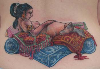 Tattoos - Kim Reed - exotic tribal cover-up