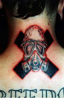 Tattoos - Gas Mask - 14718