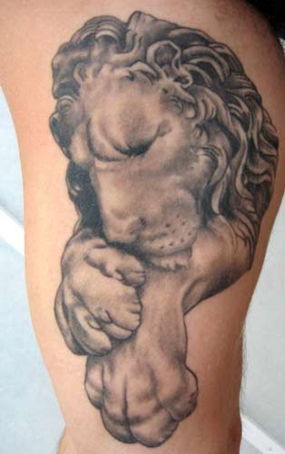 Tattoos - Lion - 14724
