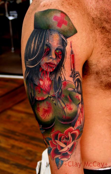 Tattoos - Clay McCay - Blood nurse