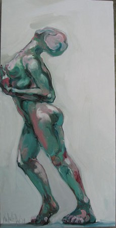 Tattoos - blue figure - 46427