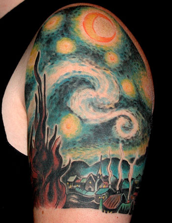 Tattoos - Clay McCay - starry night