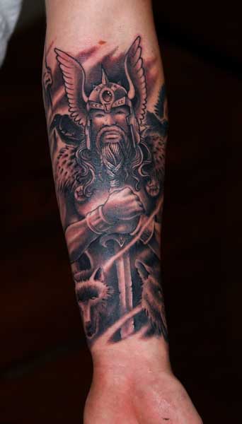 Tattoos - Clay McCay - Odin
