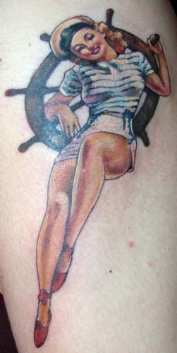 Tattoos - Kim Reed - sexy sailor