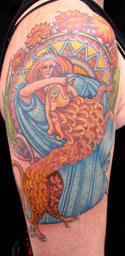 Tattoos - 'strengh' tarot card - 26297