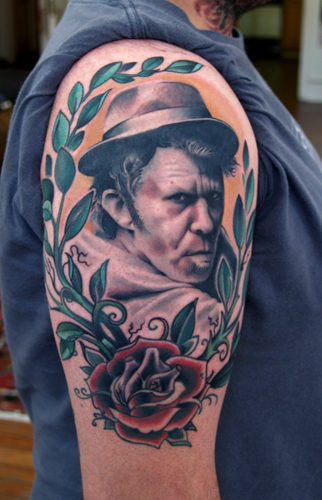 Tattoos - Traditional Old School tattoos - Mr. Tom Waits