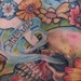 tattoo galleries/ - skull and flower back
