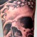 tattoo galleries/ - Skull in Water - 14726